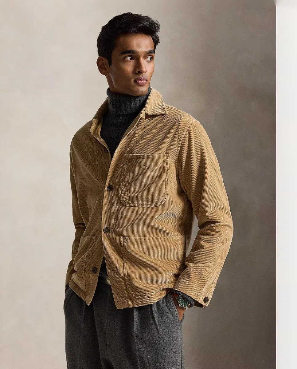 Рубашки, Sobrecamisa Mircopana Logo, Polo Ralph Lauren, верблюжий