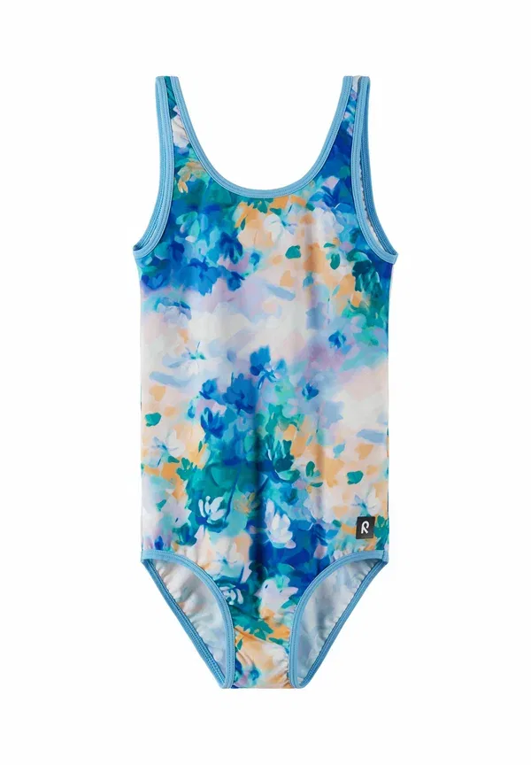 Купальник цветочный uimaan Reima, Fresh Blue, синий
