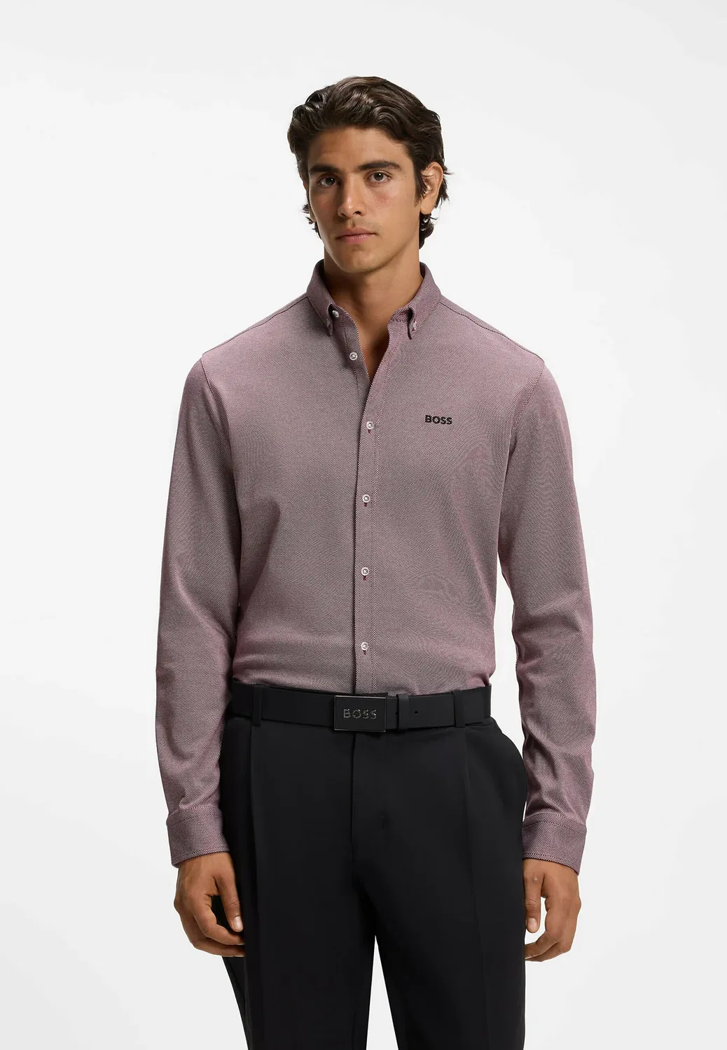 St_Motion l 10263169 01 - рубашка Boss, Dark Pink Four