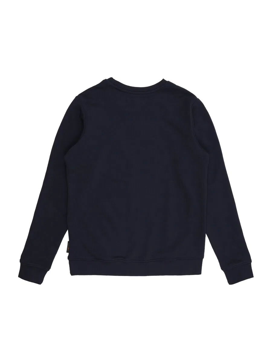 Детская толстовка 'JJDevin Daytona' темно-синего цвета Jack & Jones Junior — фото 2