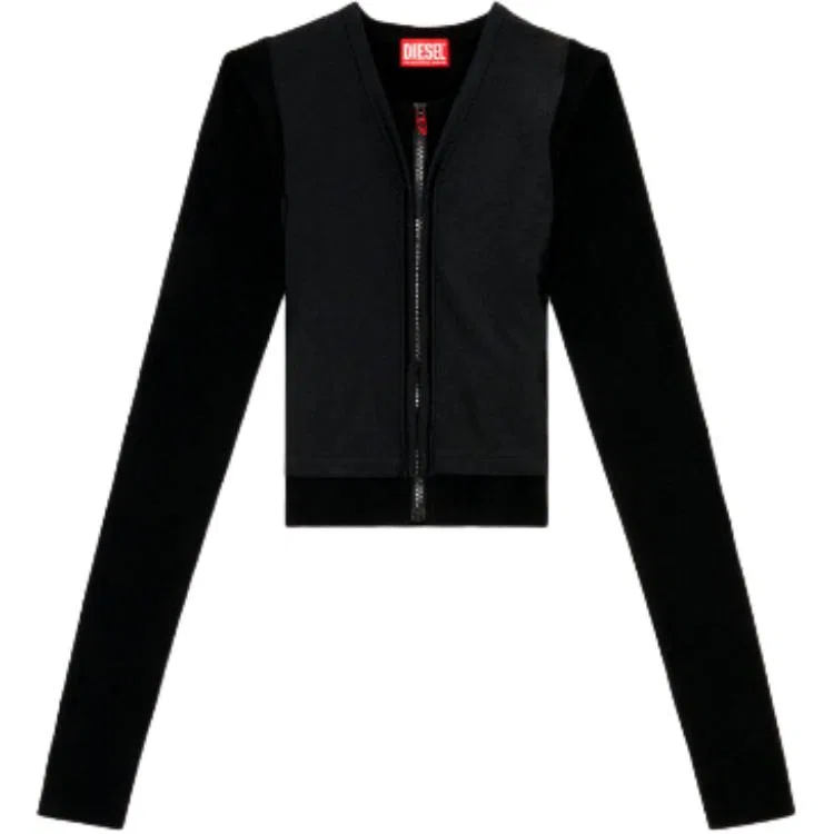 Женский укороченный кардиган M Ros DIESEL, Black