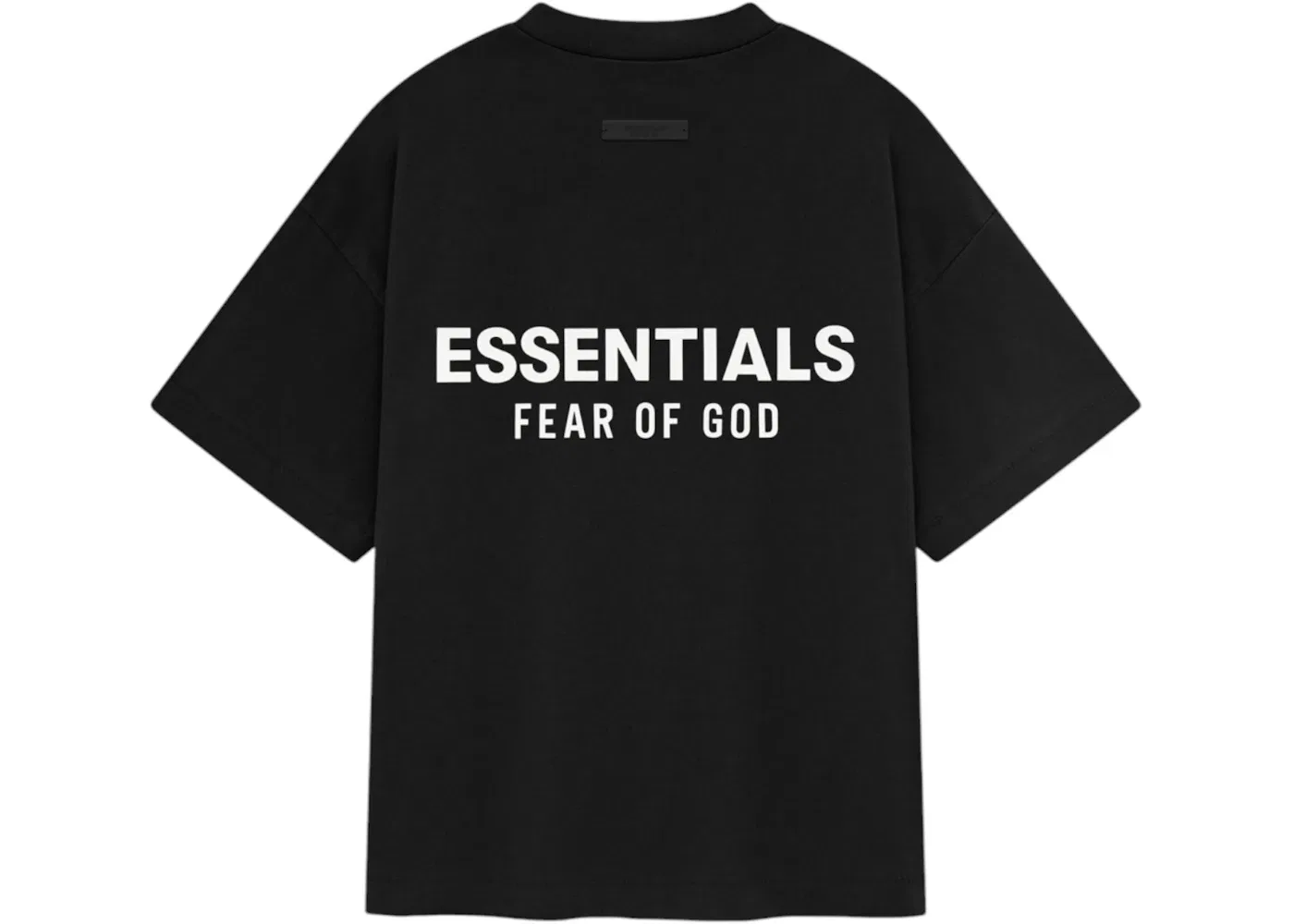 Детская футболка с принтом Fear of God Essentials Tee (FW24), Black — фото 2