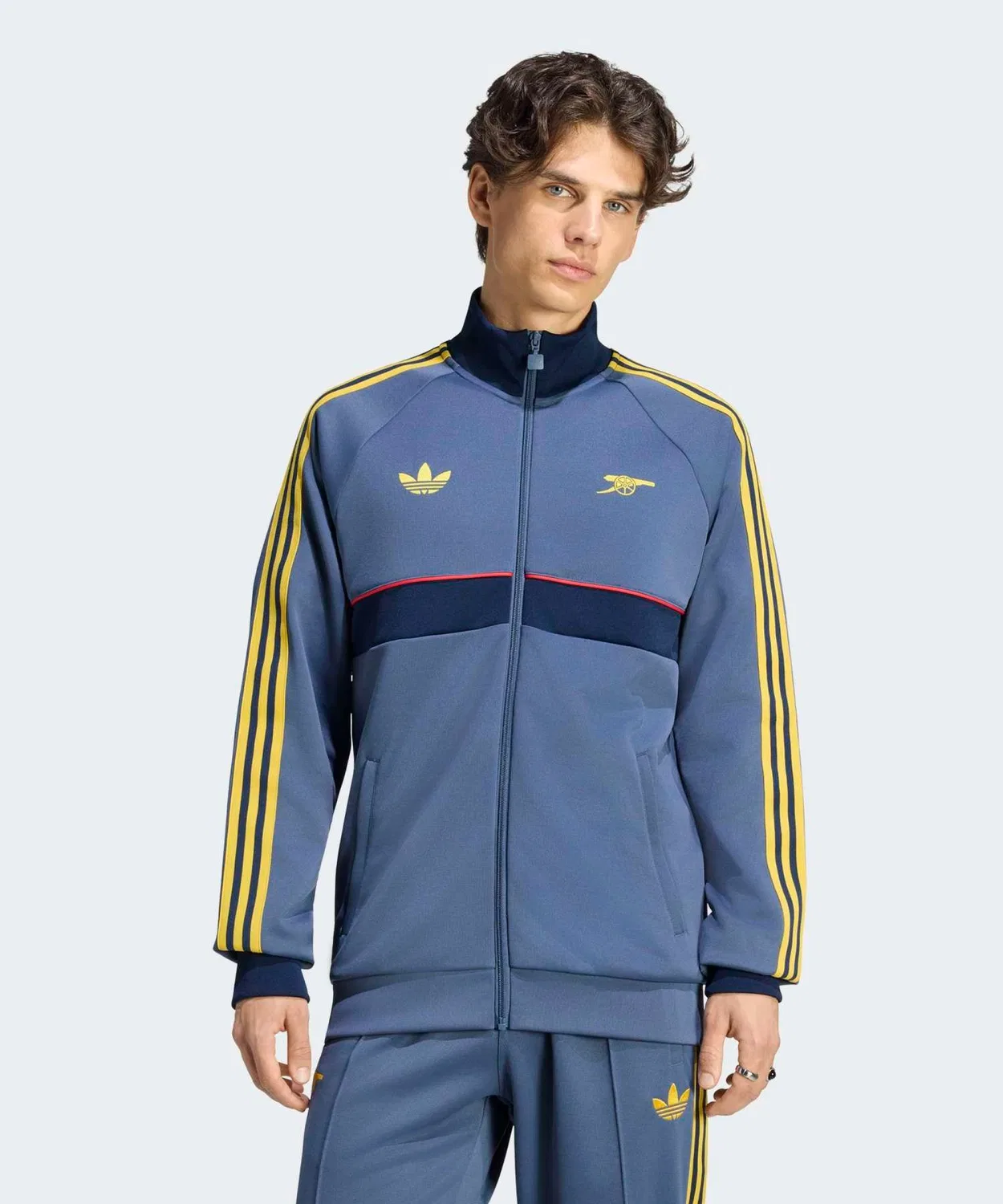 Мужская куртка-джерси с молнией, модель Arsenal FC OG Adidas, Blue