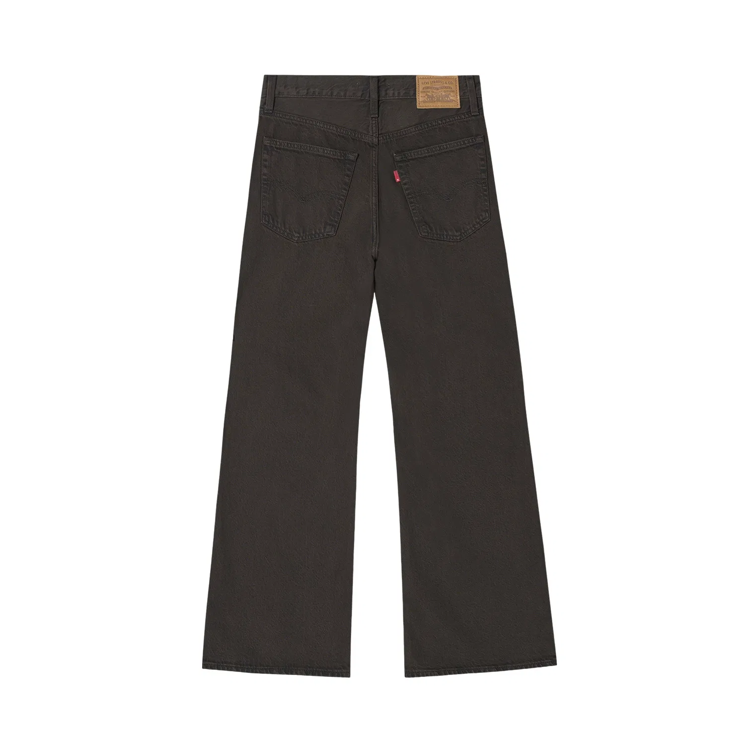 Женские джинсы среднего кроя Black+Giveaway Levis, Черный — фото 4