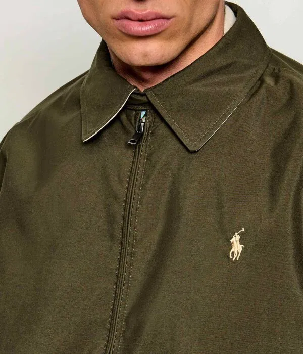 Мужская куртка из полиэстера Polo Ralph Lauren, Verde Oliva — фото 4