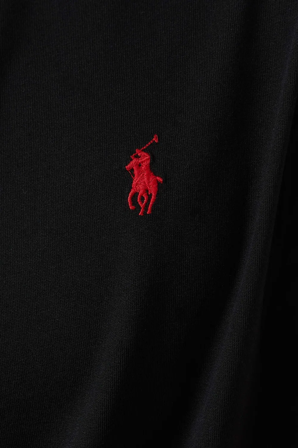 Футболка с коротким рукавом с логотипом Polo Ralph Lauren, черный — фото 4