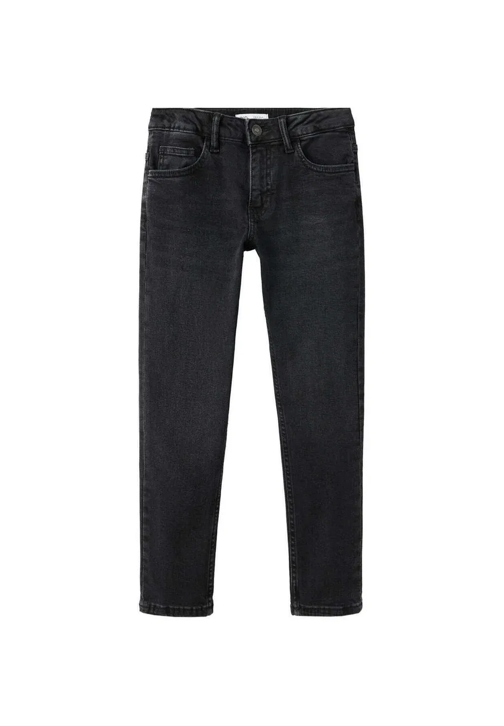 Детские джинсы облегающего кроя Mango Kids, Black Denim