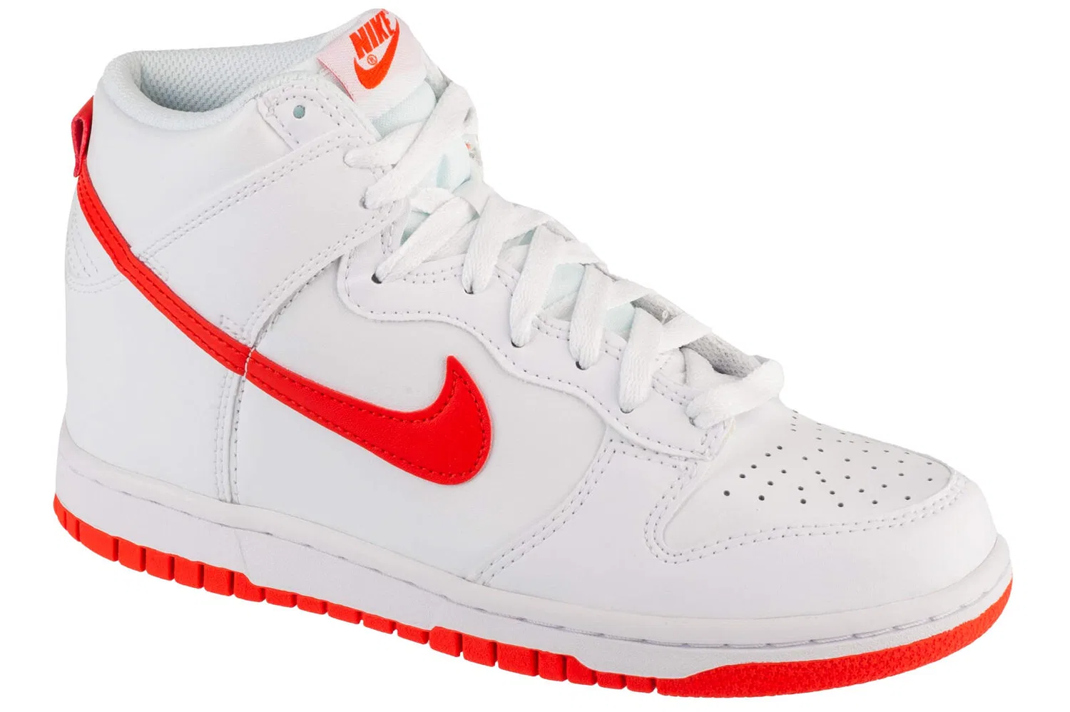 Детские кроссовки с высоким берцем Nike Dunk High, Weiß