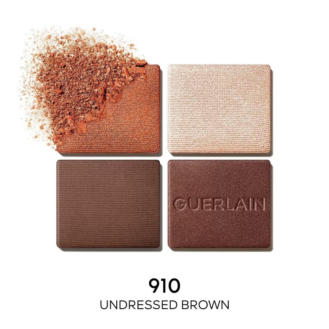 Палетка теней для век Guerlain Ombres G, оттенок Undressed Brown — фото 2