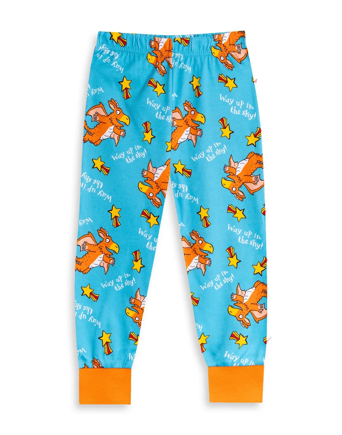 Детский комплект пижамы с длинным рукавом и длинной штаниной, модель Long sleeve long leg pyjama set, Gruffalo & Friends, Orange — фото 4