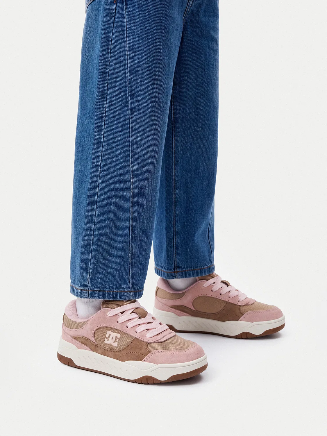 Кроссовки для девочки Dc Shoes, темно-бежевый