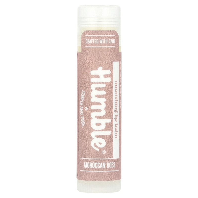

Humble Brands, Питательный бальзам для губ, марокканская роза, 4,25 г (0,15 унции)