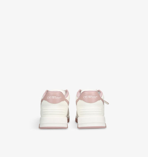 Кроссовки кожаные низкие для выхода из офиса Off-White C/O Virgil Abloh, розовый — фото 4