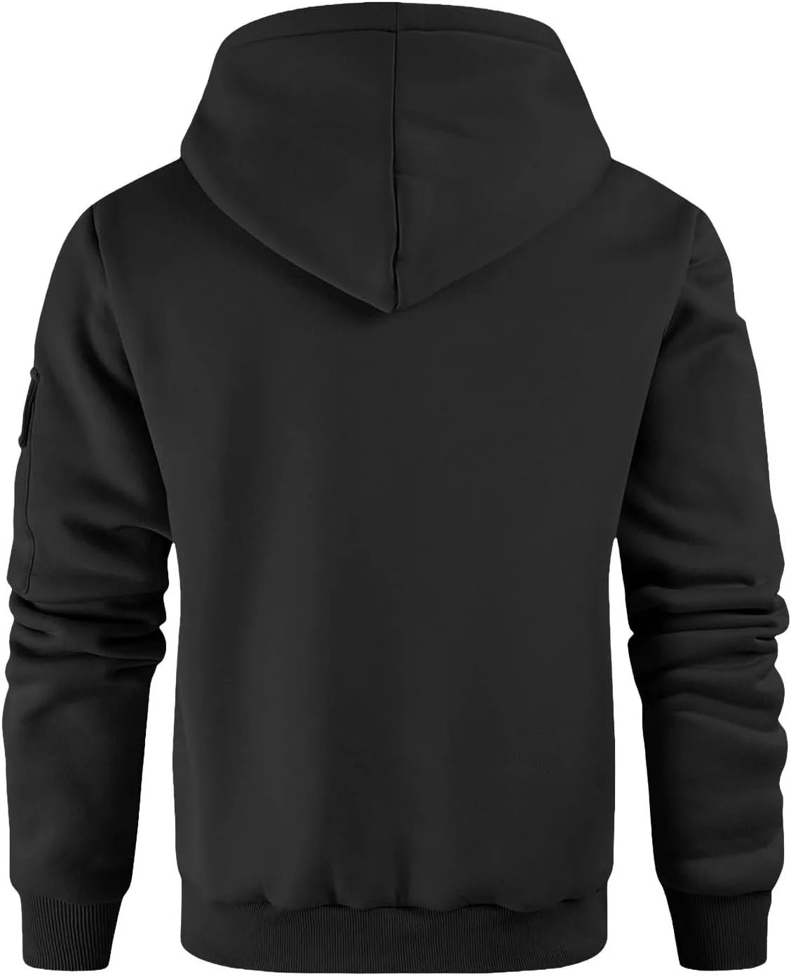Толстовка с капюшоном Quarter Zip для мужчин Big And Tall, тактическая, с карманами — фото 4