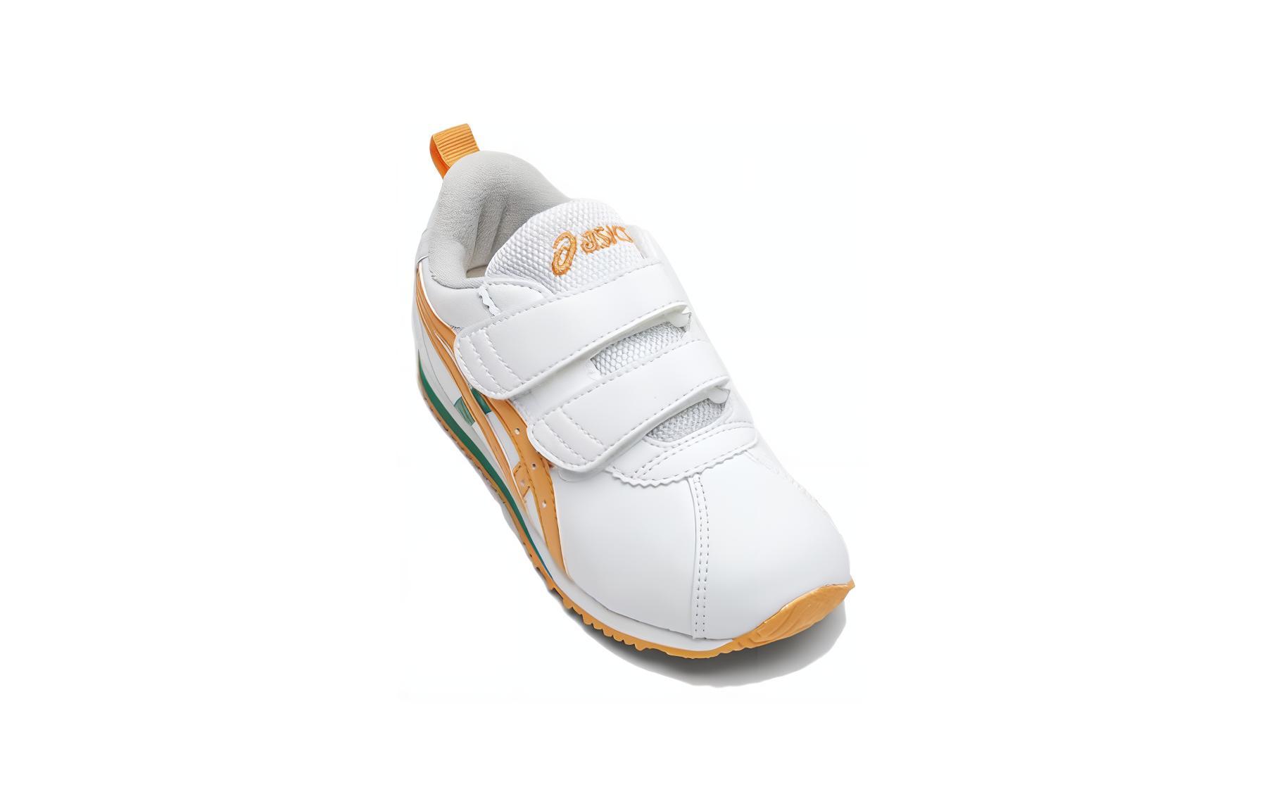Кроссовки Cotla Cushioning Low top для малышей ASICS, белый/зеленый/желтый — фото 4