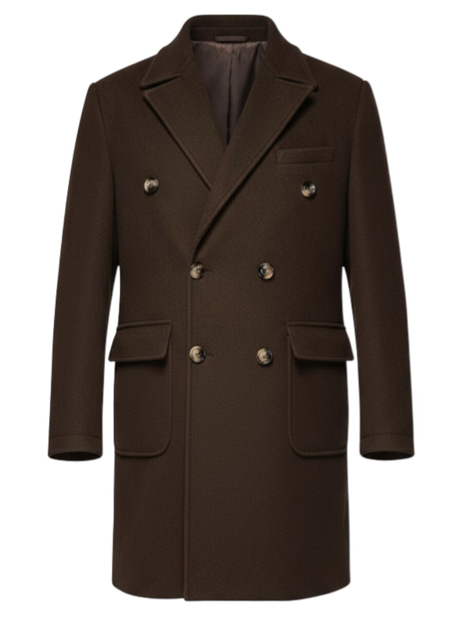 

Пальто межсезонное Ombre, коричневый