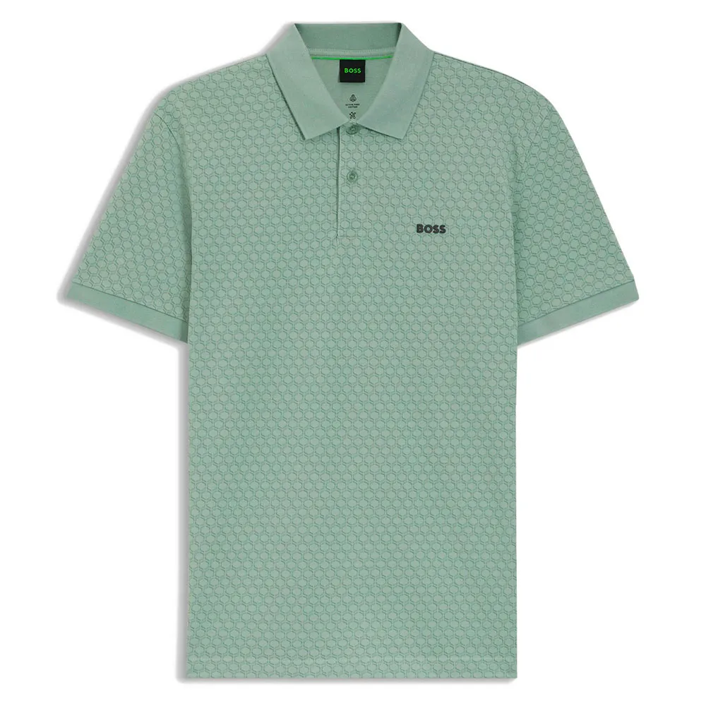 

Футболка-поло BOSS Chip Pattern 10277283, зеленый
