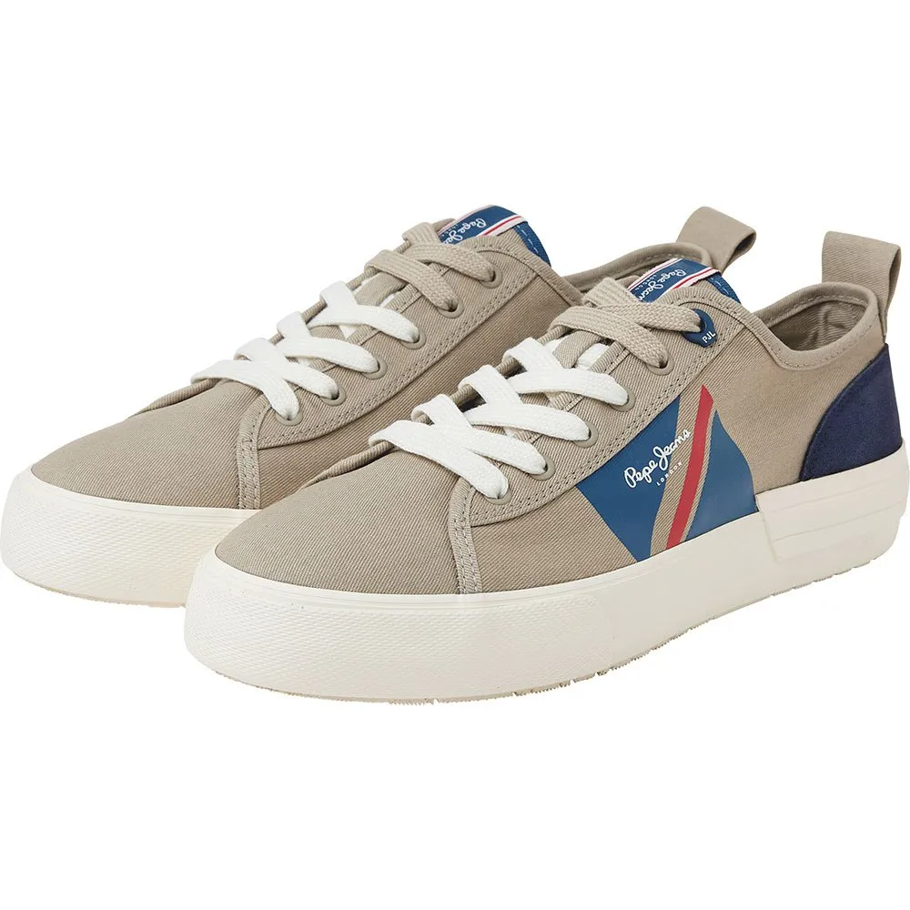 

Кроссовки Pepe Jeans Allen Flag Color trainers, бежевый