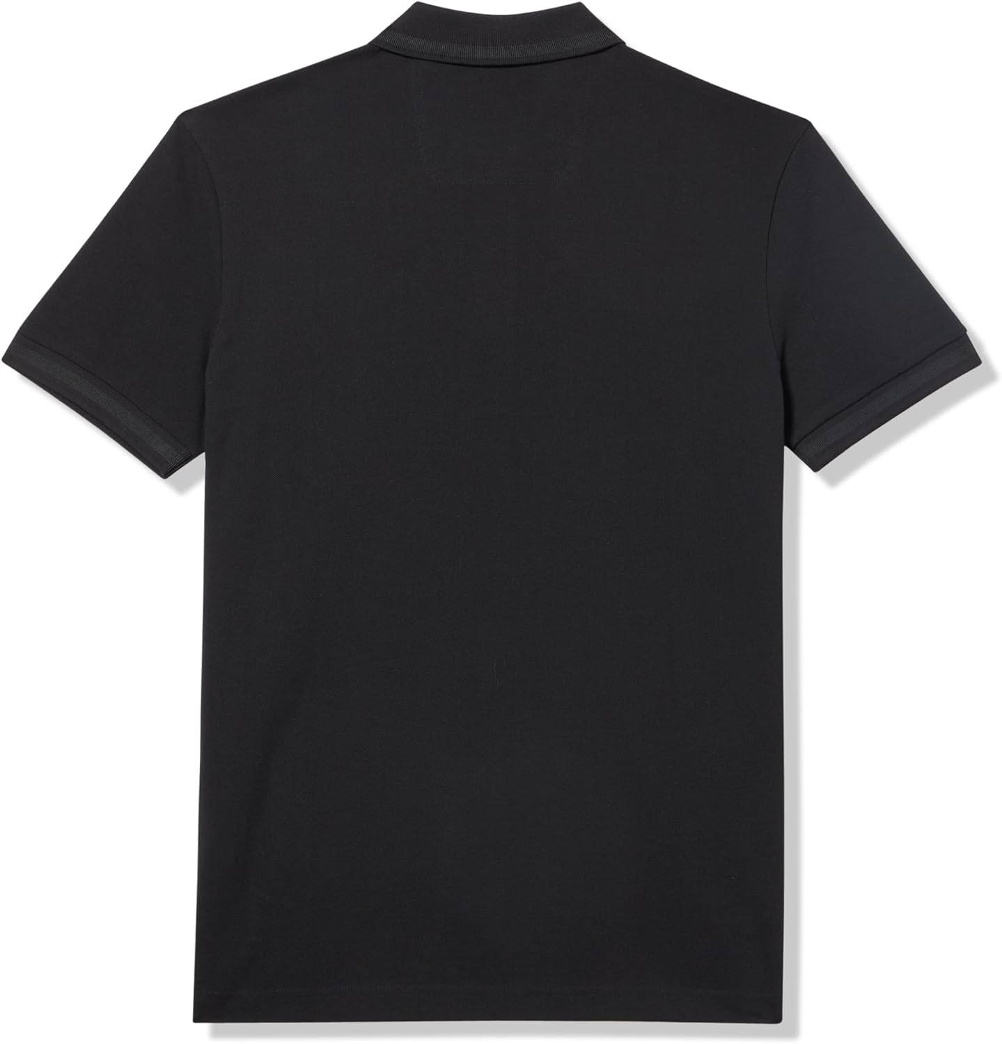 Мужская спортивная рубашка-поло BOSS Pio Sporty Tonal Collar, Pitch Black — фото 3