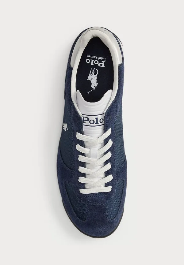 Кроссовки varick из замши и оксфордской кожи Polo Ralph Lauren, Navy/White/Silver — фото 4