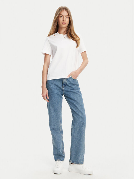 Футболка обычного кроя LV044C905G Calvin Klein, белый — фото 2