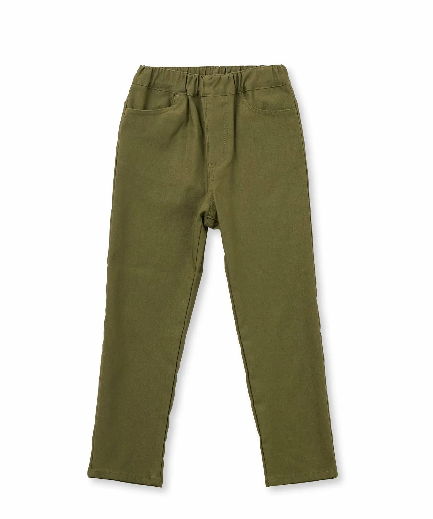 Удобные в носке брюки из эластичной саржи (90-150 см) SLAP SLIP, Khaki (green) — фото 3