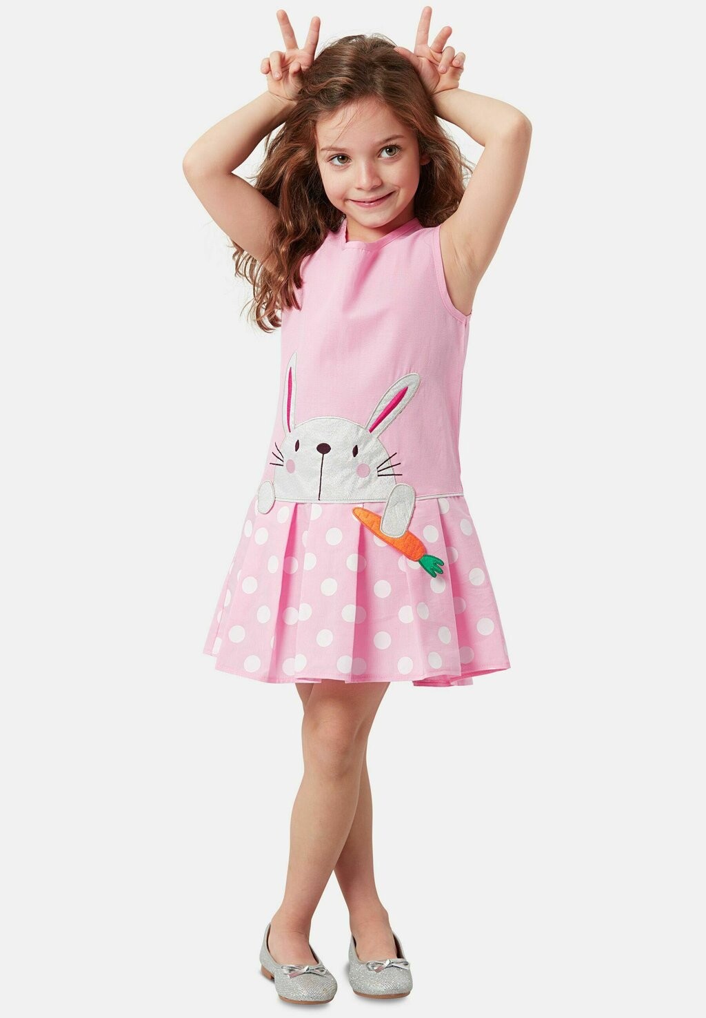 

Летнее платье CARROT LOVE Denokids, роза