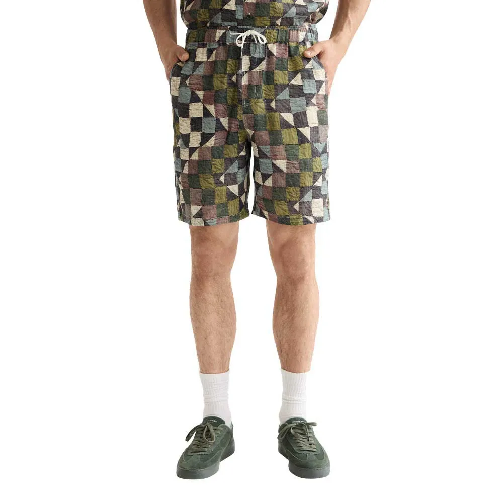 

Шорты Scotch & Soda Fave2 Printed Tencel Regular Fit shorts, зеленый