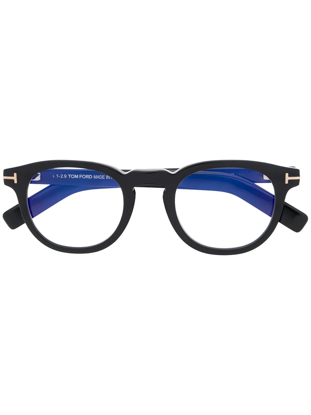 

Очки в круглой оправе TOM FORD Eyewear, черный