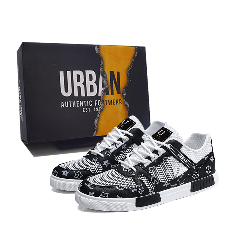 

Нескользящие износостойкие низкие мужские кроссовки URBAN AUTHENTIC, Black