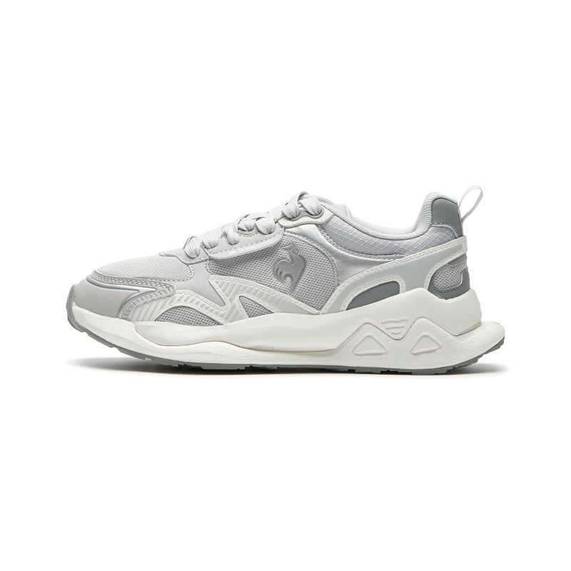 

Le Coq Sportif Амортизирующие износостойкие низкие кеды унисекс серый/серебристый, цвет Gray/Silver