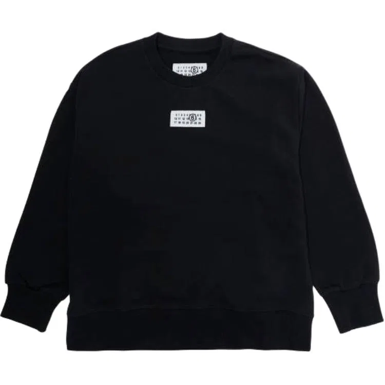 Свитшот детский MM6 Maison Margiela черный