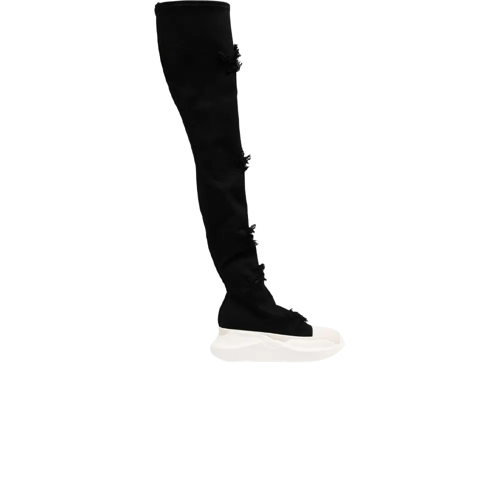 Ботинки Rick Owens Wmns DRKSHDW Strobe Slashed Abstract Stockings, черный