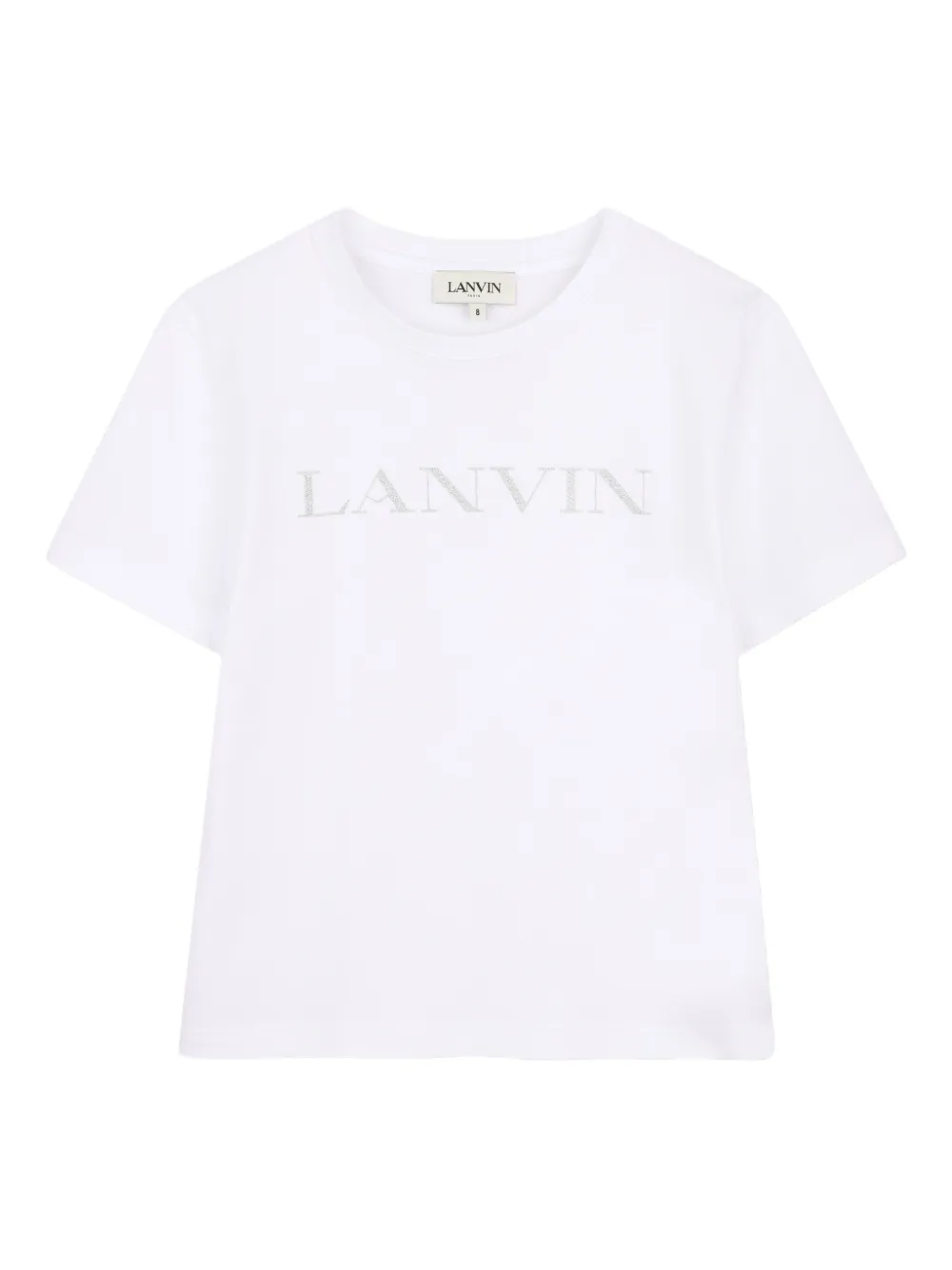 

Футболка с логотипом Lanvin Enfant, белый
