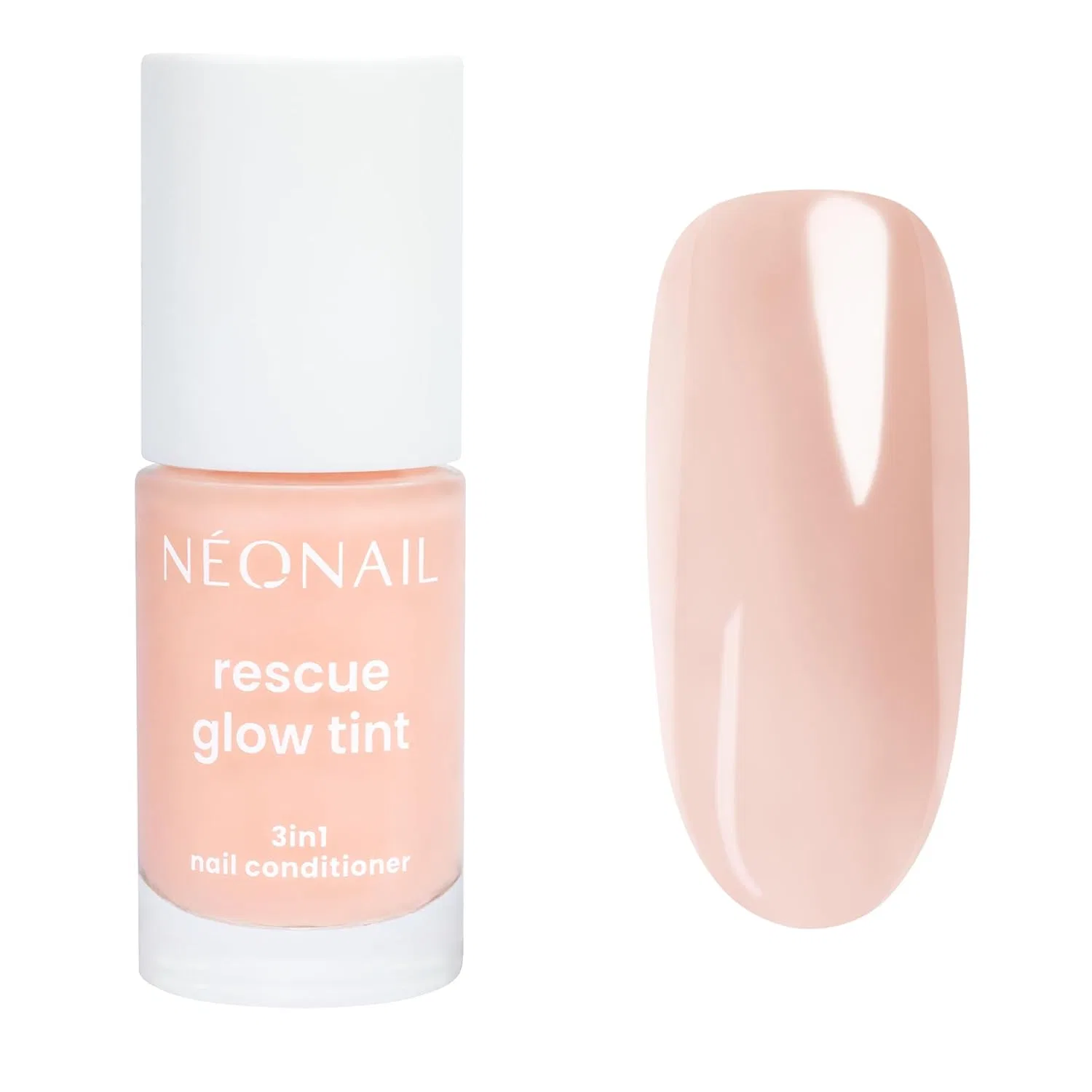 Кондиционер для ногтей NÉONAIL Rescue Glow Tint 3-в-1 Néonail, Peachy Peach