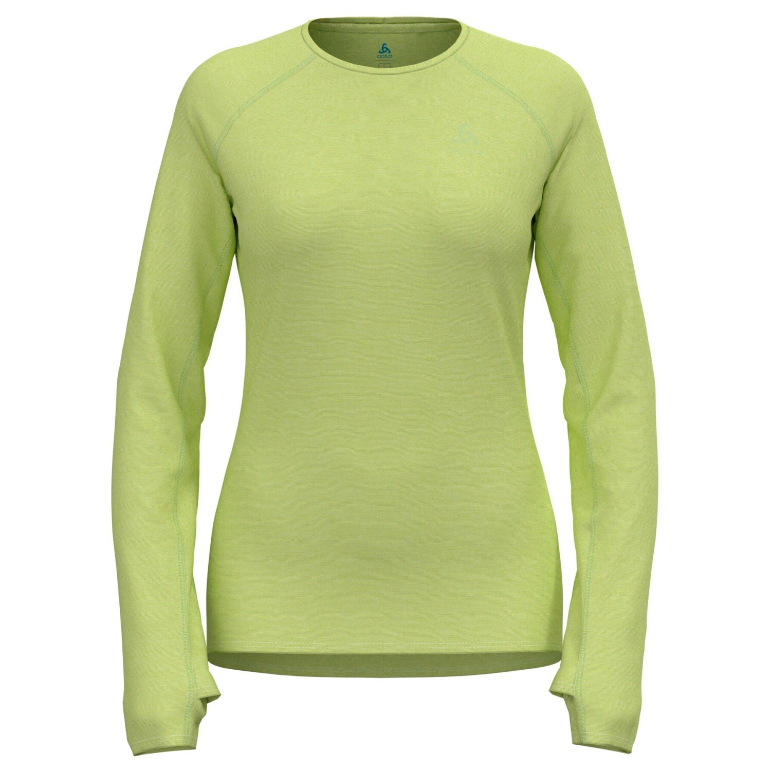 

Футболка для бега Odlo X-Alp PW 115 T-Shirt Crew Neck L/S, цвет Shadow Lime Melange