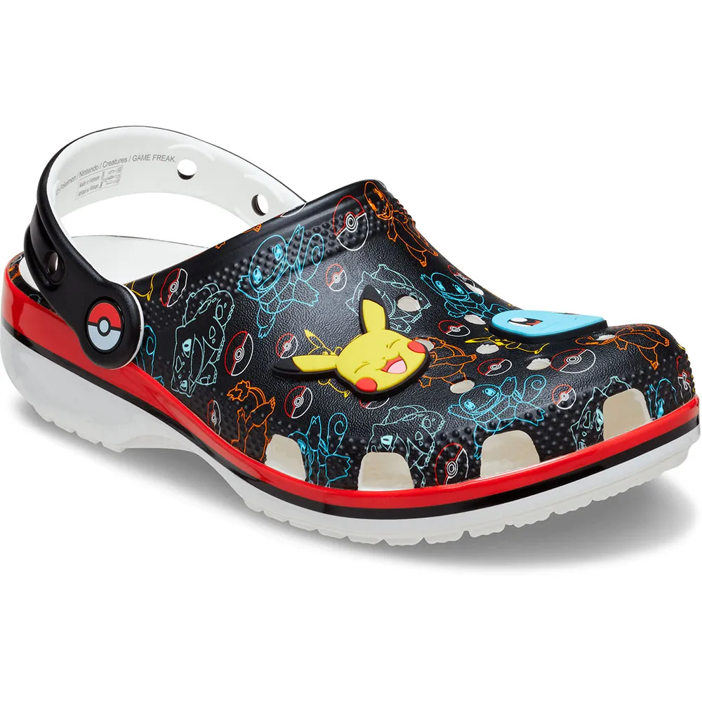 

Сабо Crocs Pokemon Print Classic, черный