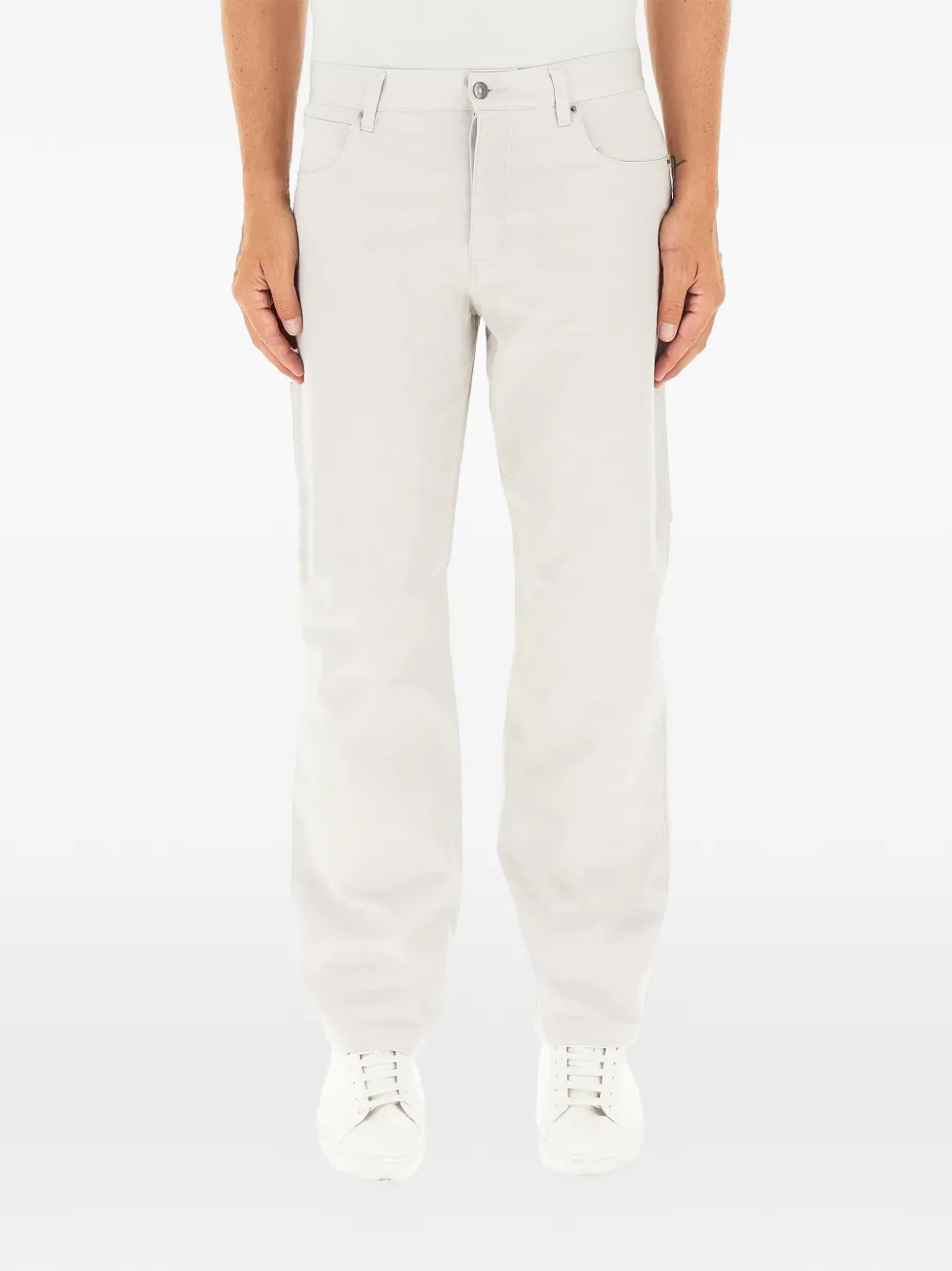 

Хлопковые брюки карго Armani Exchange, бежевый