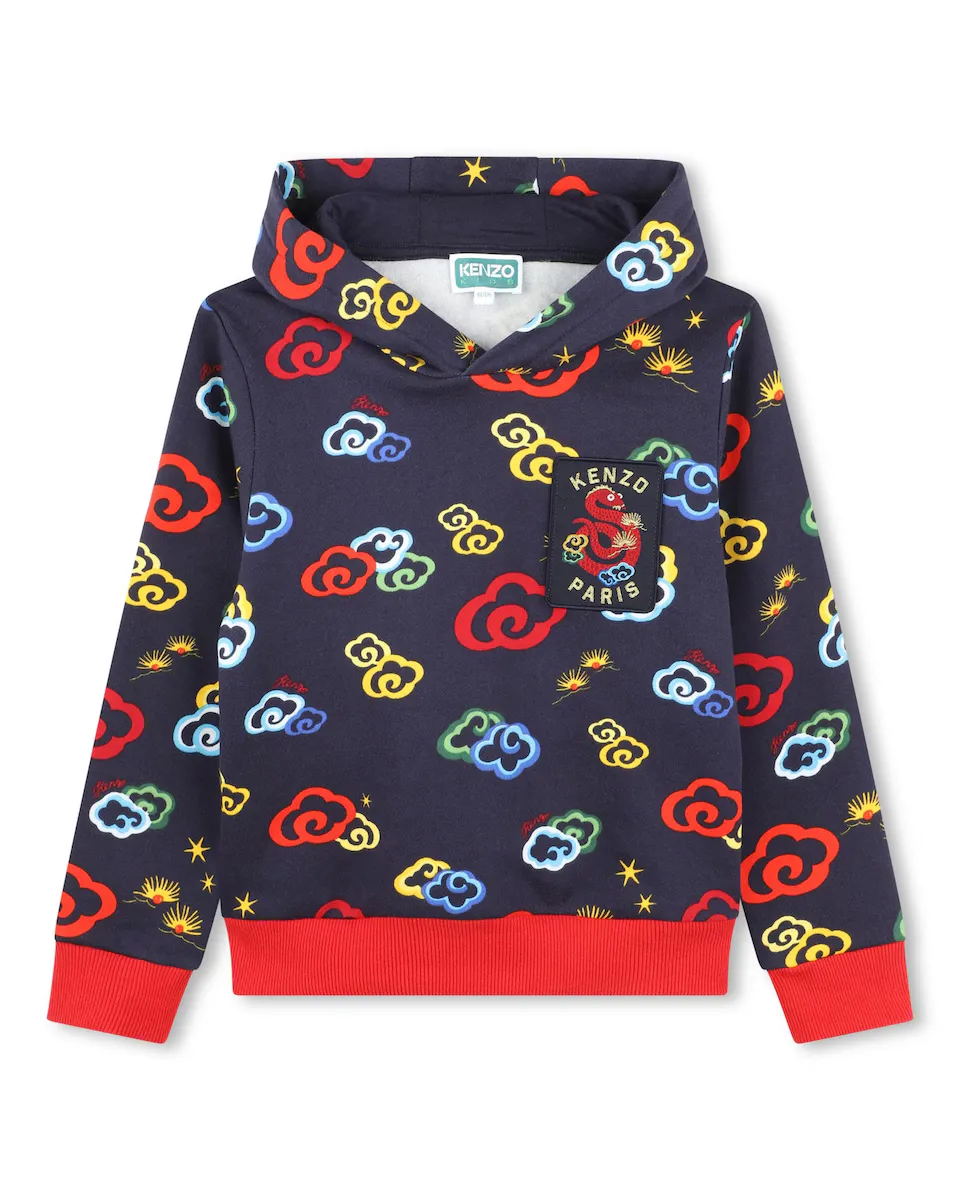 

Разноцветный хлопковый свитшот Kenzo Kids, многоцветный