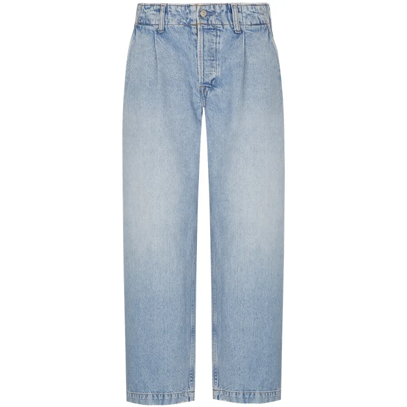 Calvin Klein Джинсы мужские VVX Denim светло-голубые с умеренным покроем — фото 3