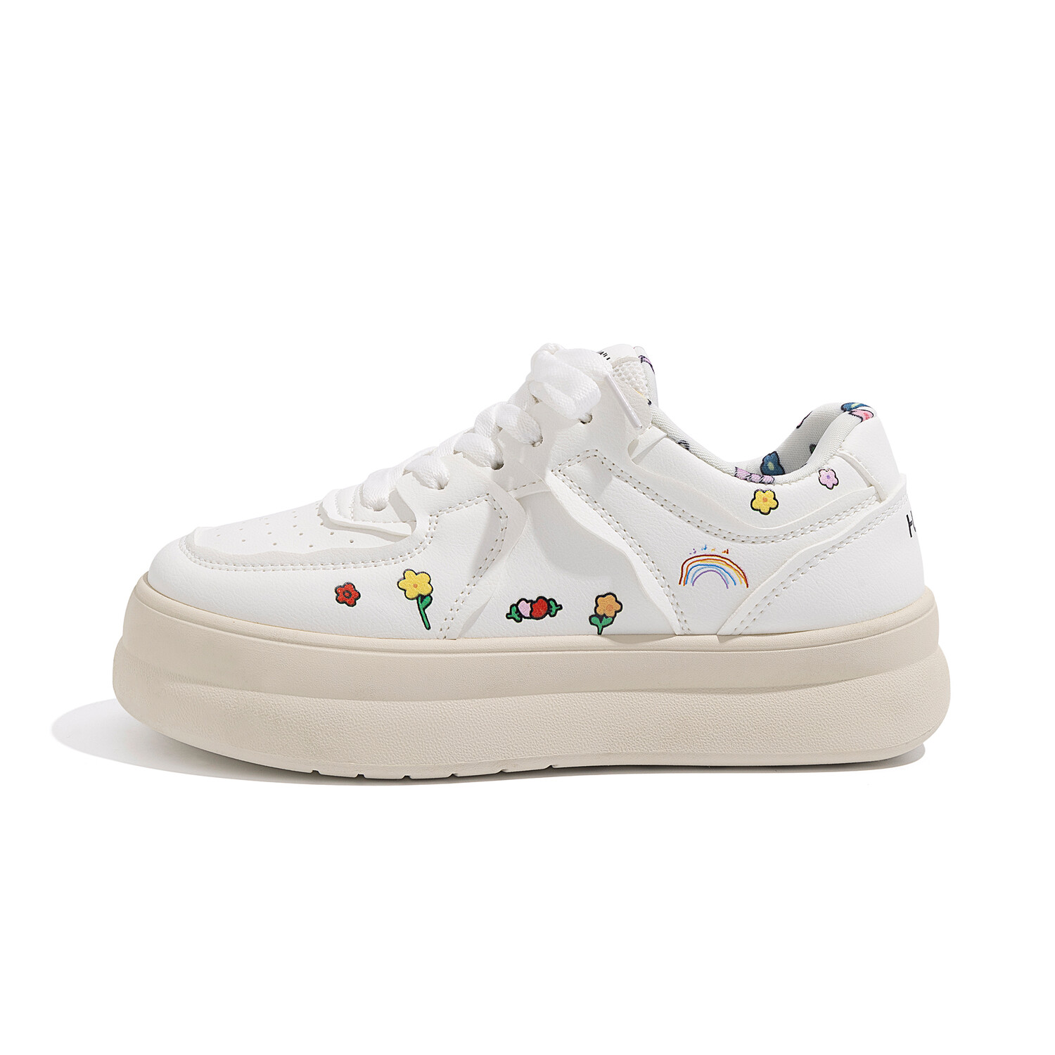 

Кроссовки HUANQIU Skateboarding Shoes Women's Low-top Graffiti, цвет Graffiti