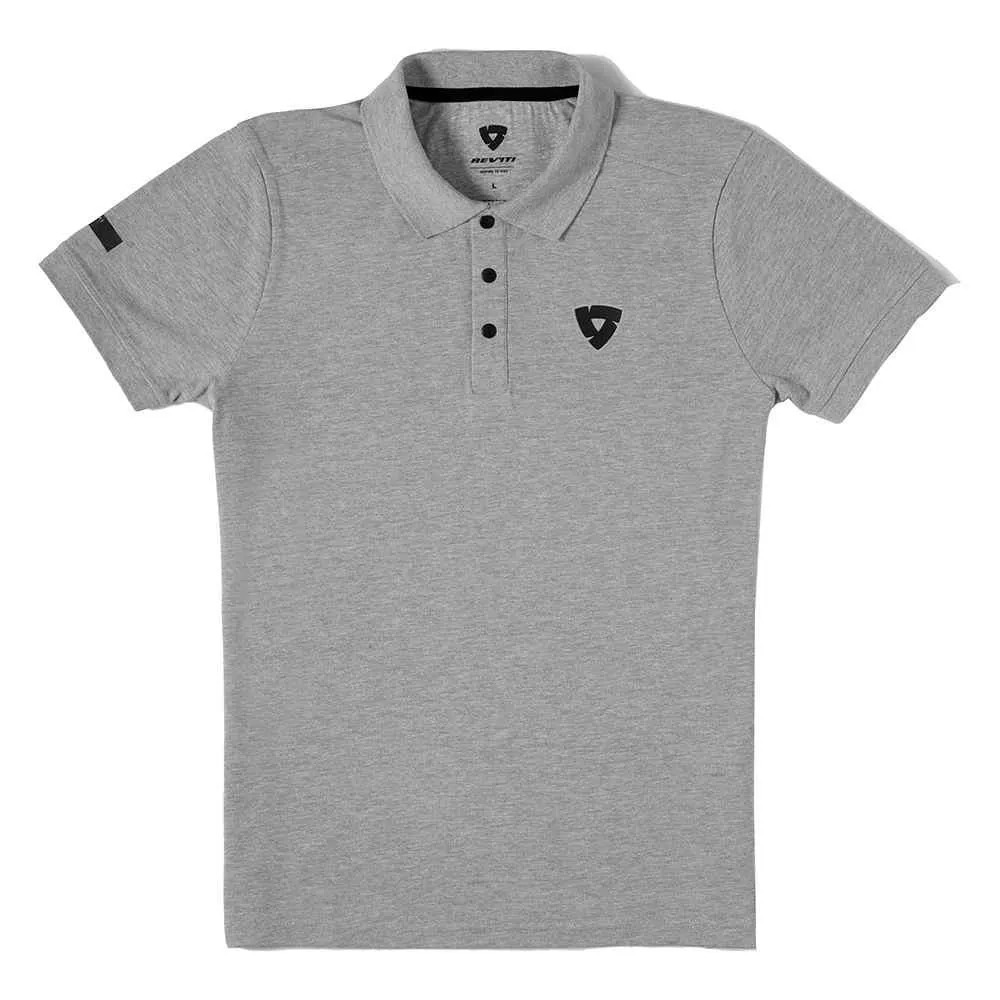 

Поло с коротким рукавом Revit Throwback, серый