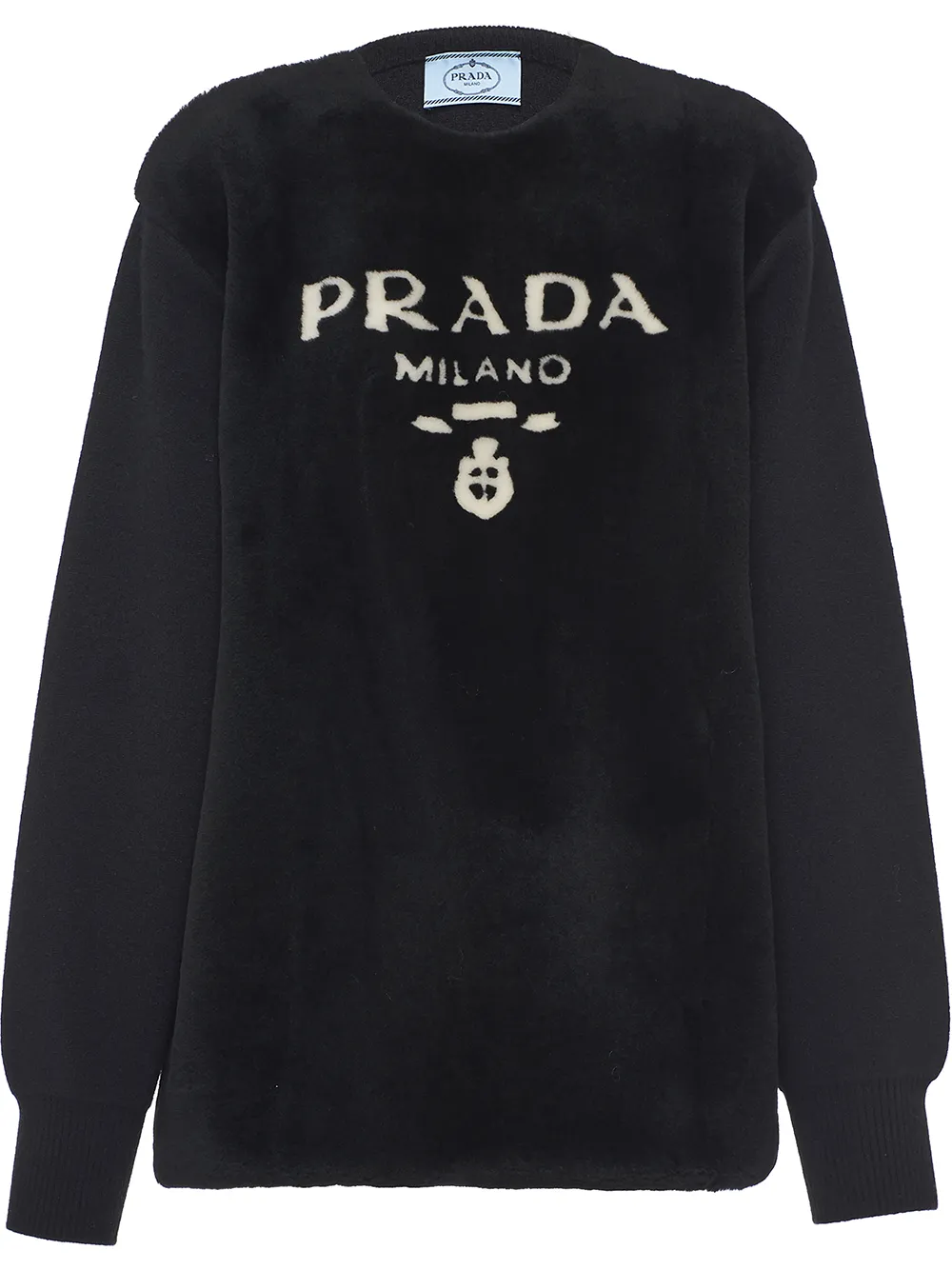 

Джемпер с логотипом Prada, черный