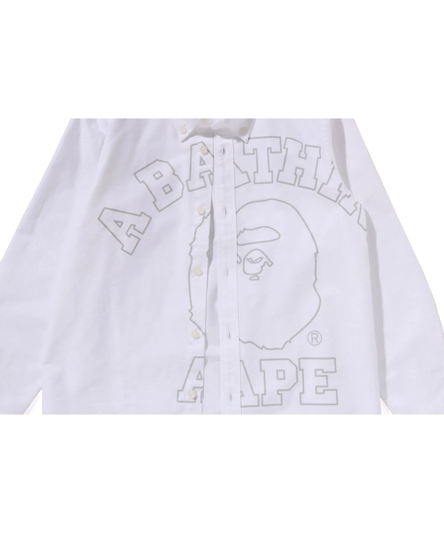 Детская рубашка A BATHING APE 1ST CAMO STRIPE OXFORD BD SHIRT — фото 4
