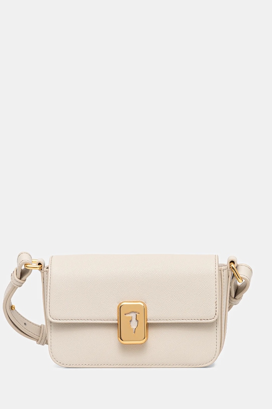 

Кожаная сумка Trussardi, бежевый