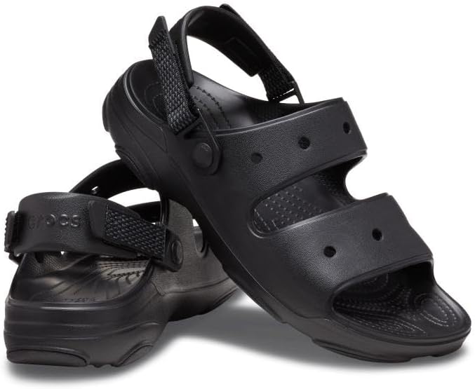 Унисекс сандалии Crocs Classic для всех типов поверхности, черный — фото 4