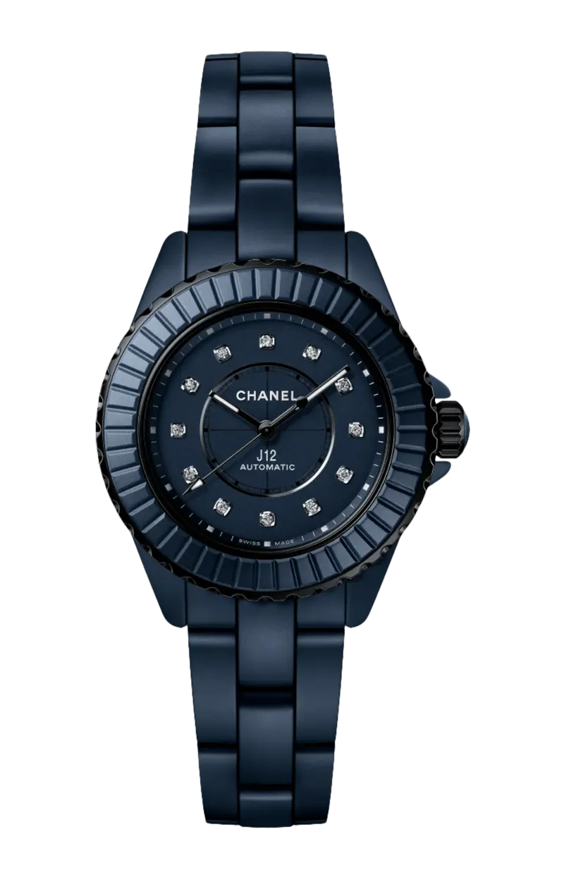 

J12 bleu calibro 12.2, 33 мм - лимитированная серия - h9657 CHANEL