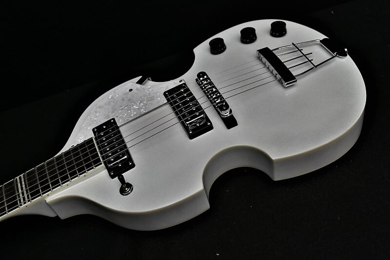 

Электрогитара Hofner HI-459-PE PW Beatle 6 String Electric Guitar Pearl White Violin Body Shape