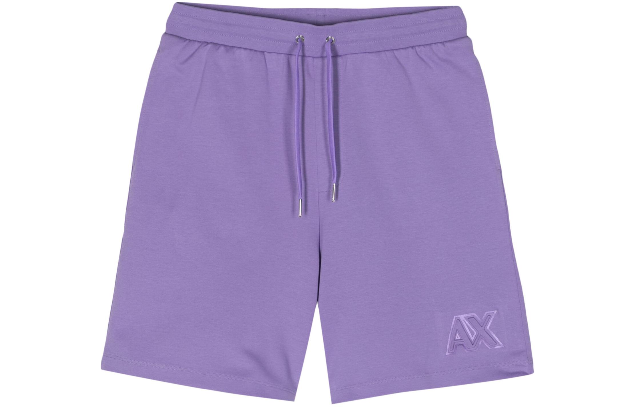 

ARMANI EXCHANGE Спортивные шорты AE SS24 мужские, фиолетовые