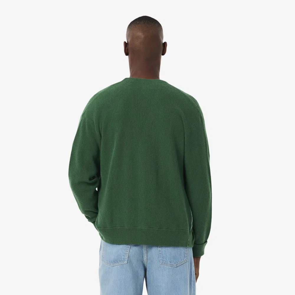 Мужской кардиган Links Links зелёного цвета от Lacoste — фото 3